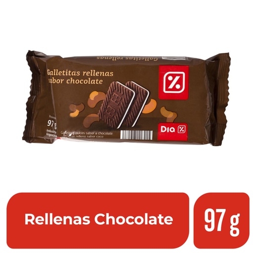 [993] Galletas rellenas dia sabor chocolate