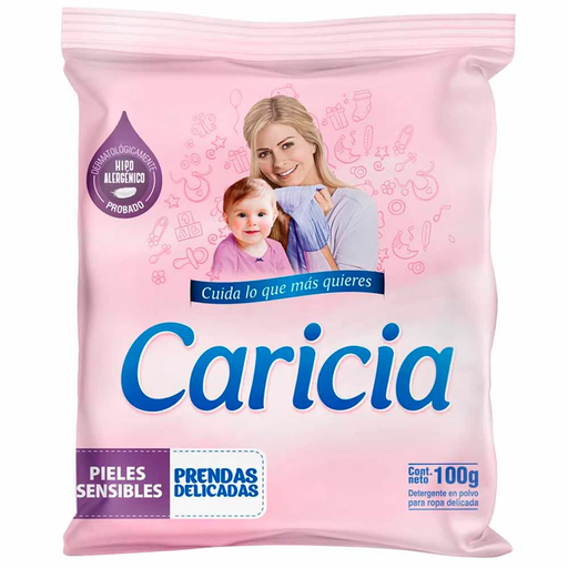 [999] Detergente caricia 100g (1-60)
