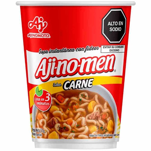 [1065] Sopa instantanea carne ajinomen 51 gr