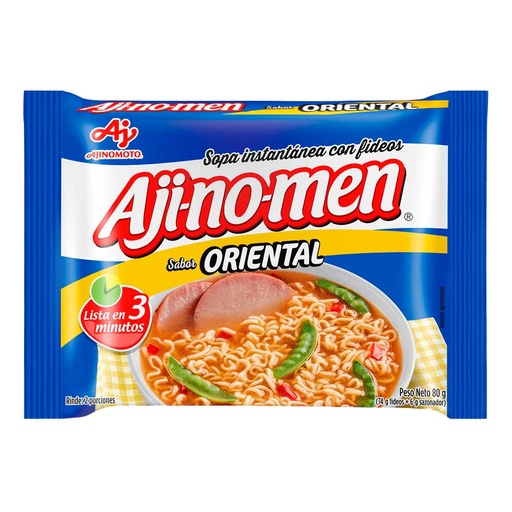[1077] Sopa instantanea oriental ajinomen 80 gr